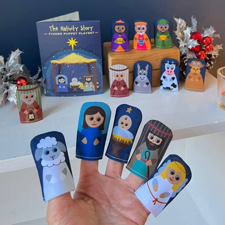 Abbey & CA Gift - Wholesale Finger Puppet - Kids & Baby - Nativity Finger Puppets