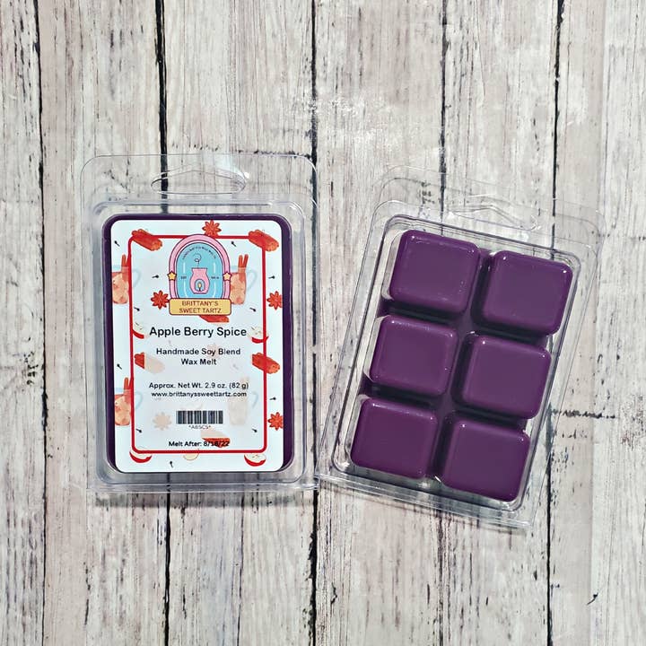 Apple Berry Spice Wax Melt for wholesale by Brittany's Sweet Tartz