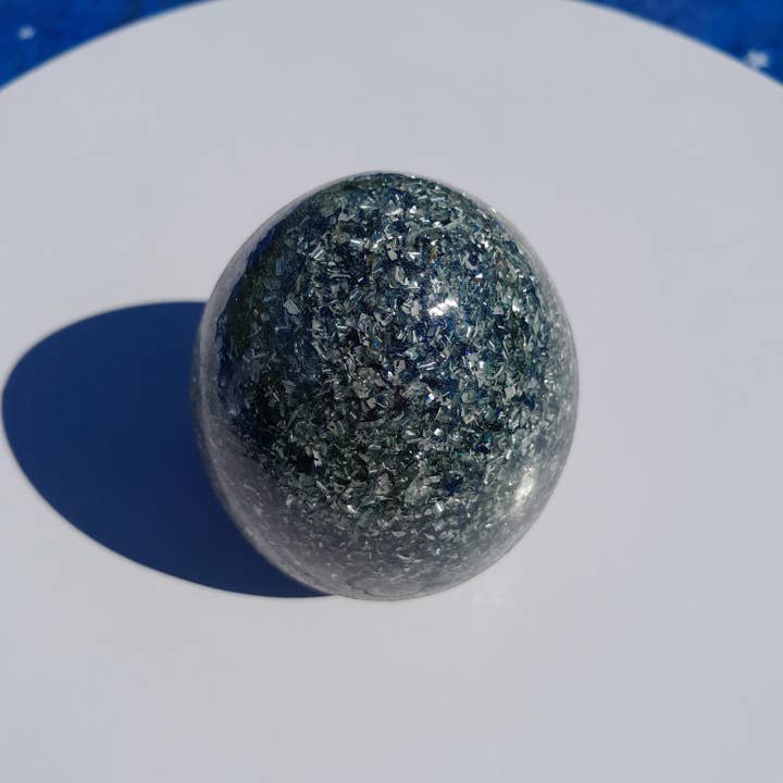 Mundo Orgon - Wholesale Spiritual Stone/Crystal - Sky Blue Organic Egg6