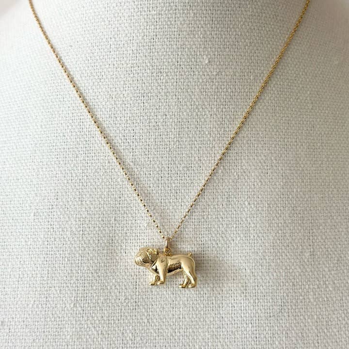 Jeny Baker Designs - Wholesale Pendant/Charm Necklace - Bulldog Mascot Necklace3