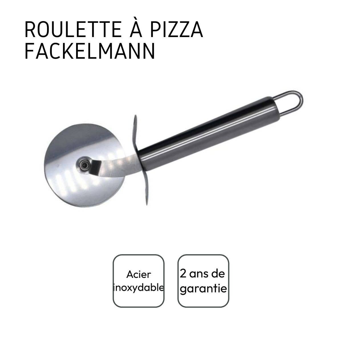 Fackelmann - Vente Roulettes à pizza - Roulette à pizza Fackelmann Elemental7