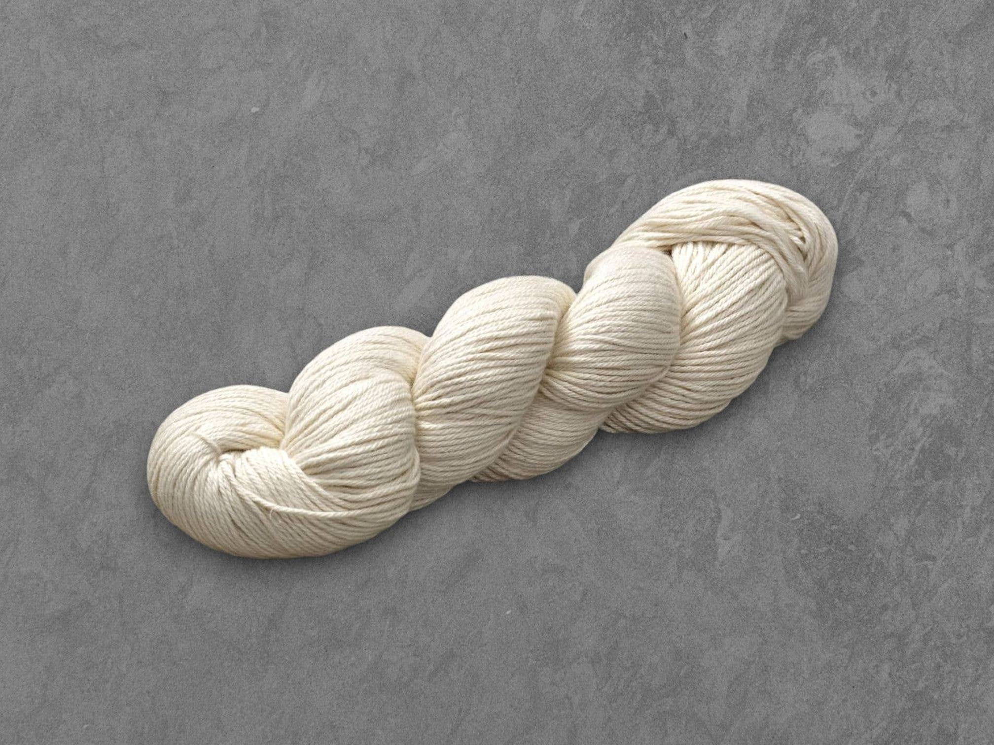 Rooster Undyed Yarns - Wholesale Yarn - Undyed Yarn: Organic Cotton DK Knitting Yarn1