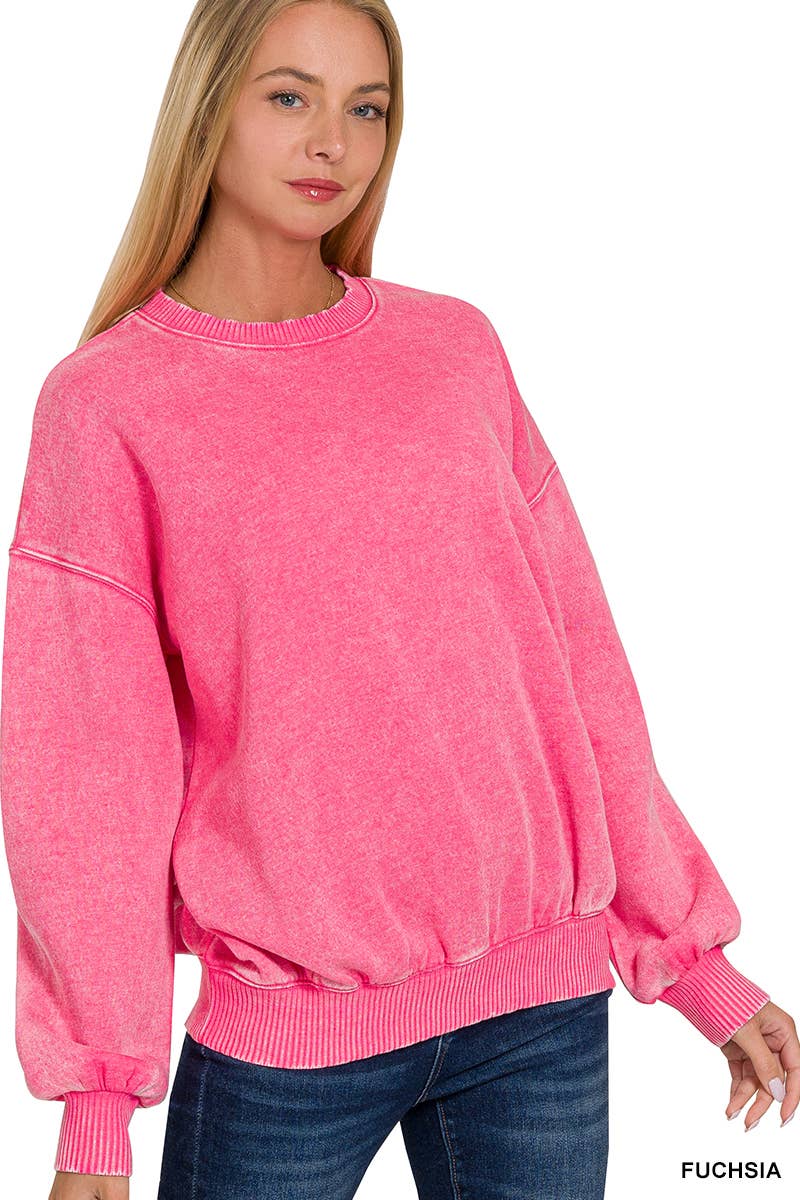 42POPS – Sweatshirt - Mulher por atacado – ',.._ Sweatshirt de Lã Polar Snow Wash11