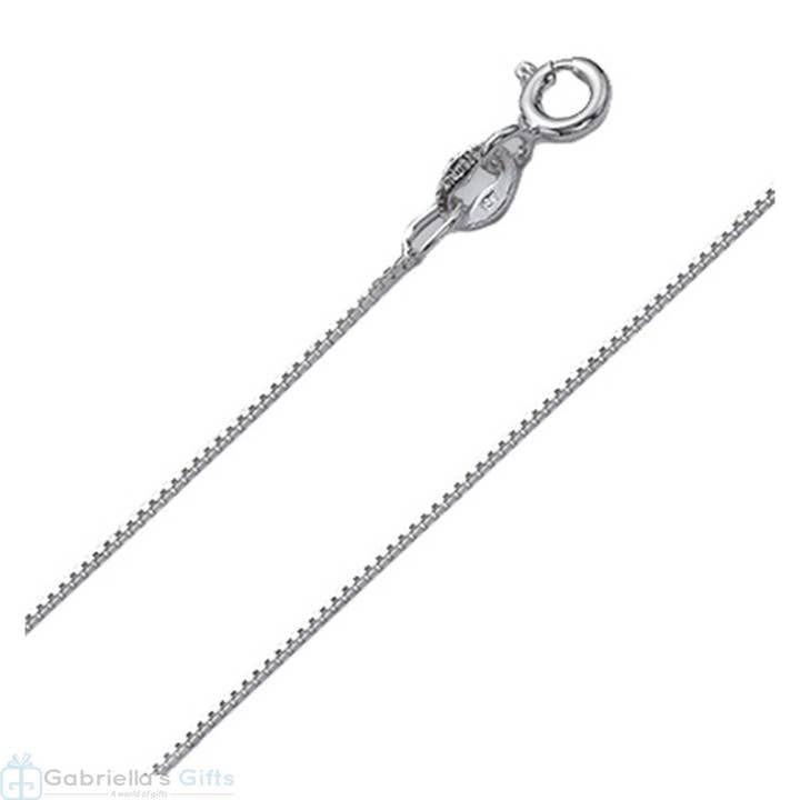 Caixa de corrente/colar de prata esterlina .925 12 18” por atacado de GSZ corporation DBA Gabriella's Gifts