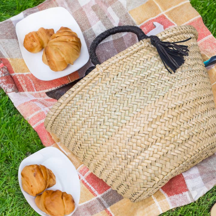 Tote bags, Moroccan Basket Bag, Beach Bag, Market bag for wholesale by King Of Handmade