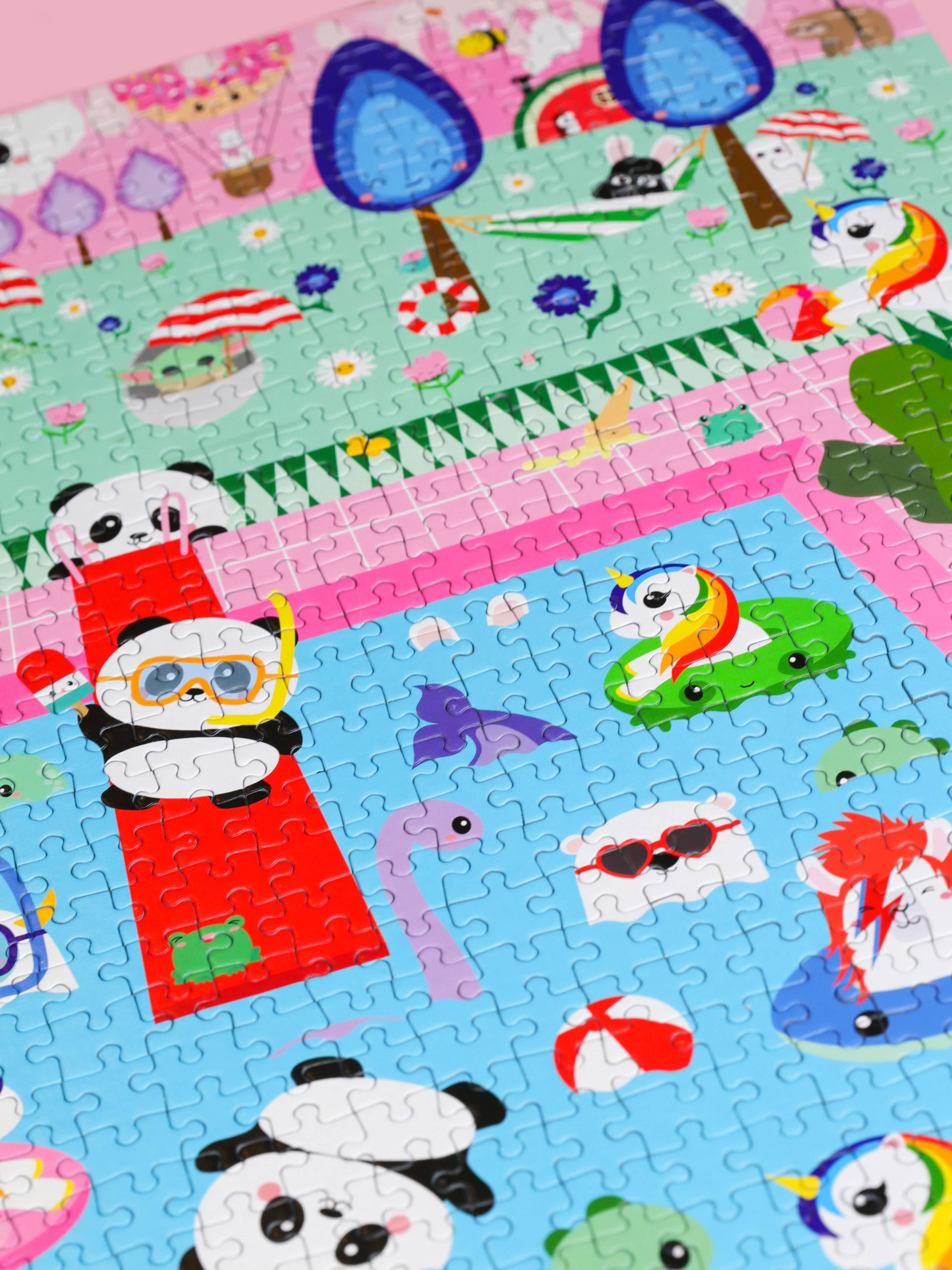 Studio Inktvis - Vente Puzzle – adulte - Puzzle 1000 pièces Pink Pool8