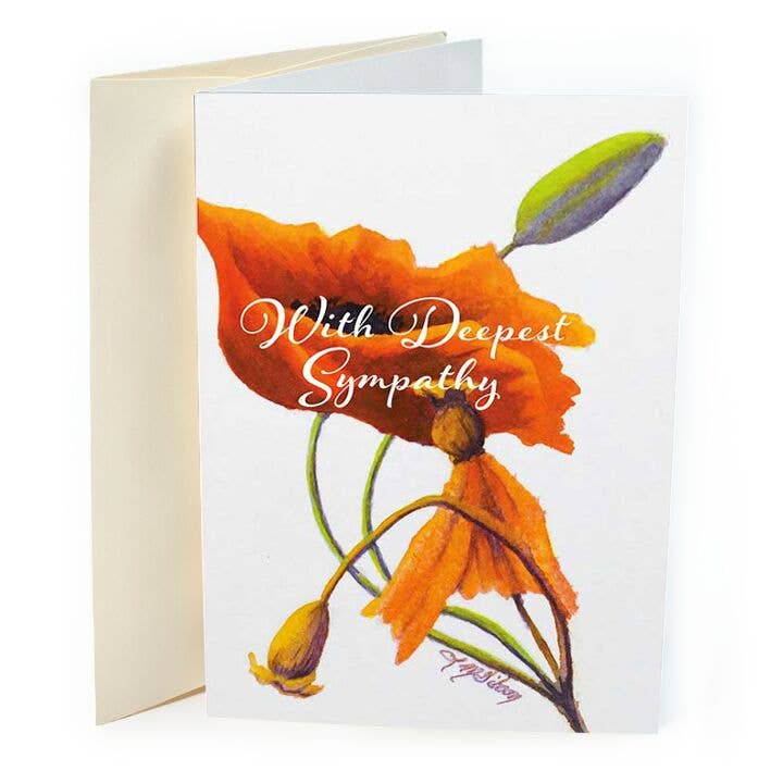 With Deepest Sympathy for wholesale by St Thomas Greetings