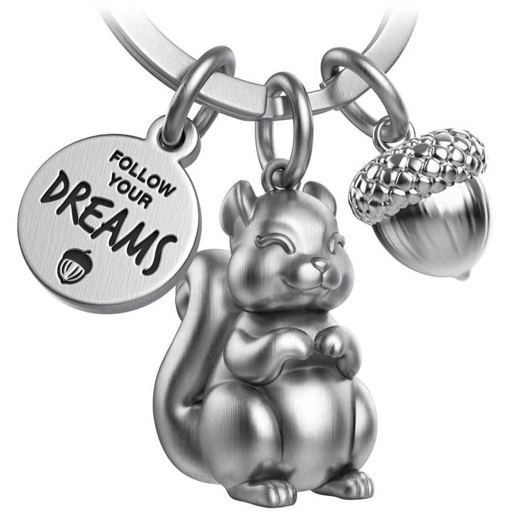 “Follow your Dreams” squirrel keychain “Skippy” with engraving - sweet lucky charm encouragement and other Purchase Wholesale skip waschmittel. Free Returns & Net 60 Terms on Faire trending on Faire.