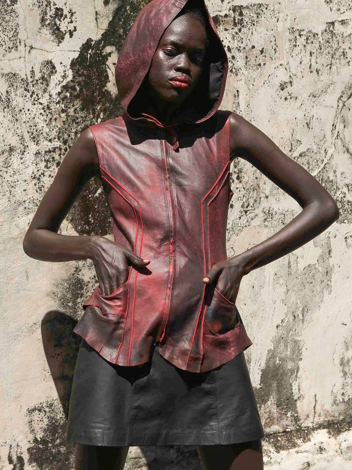 Gilet Azuli Rouge pour la vente par Hipstirr