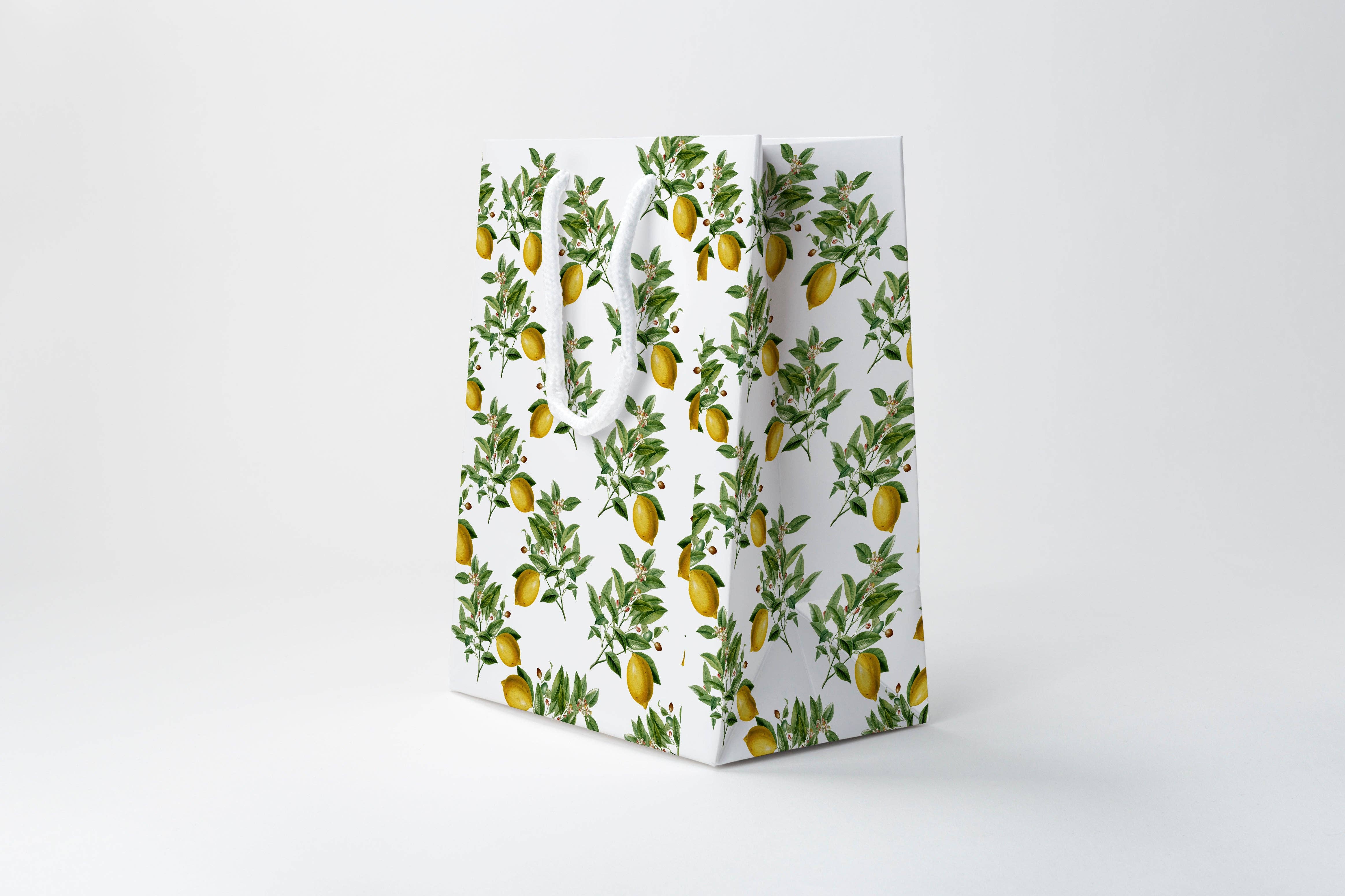 JOSIL Paperie & Gift - Wholesale Gift Bag - Vintage Lemon Gift Bag1