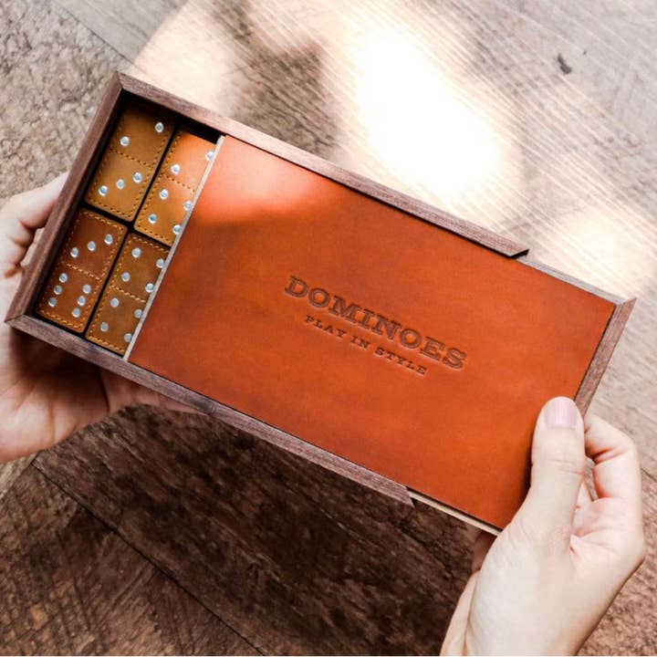 Blooh - Wholesale Dominoes - Handcrafted Leather Domino Set5