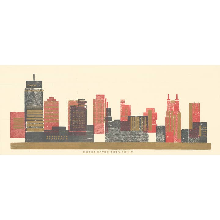 Nashville Skyline affisch för wholesale av Hatch Show Print