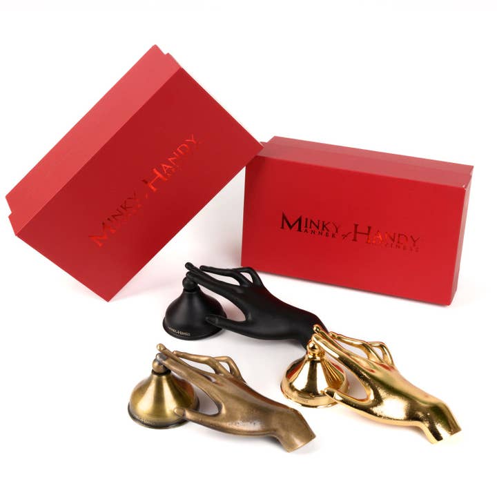 Elegant Lady’s Hand Brass Candle Snuffer for wholesale by MINKY HANDY