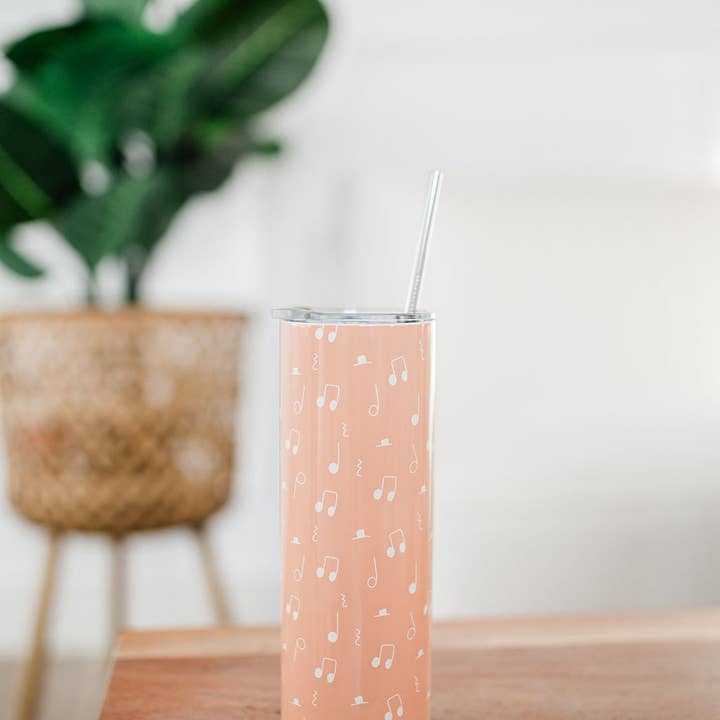 Musically Minted - Wholesale Insulated Mug/Tumbler - Music Note Skinny Tumbler3
