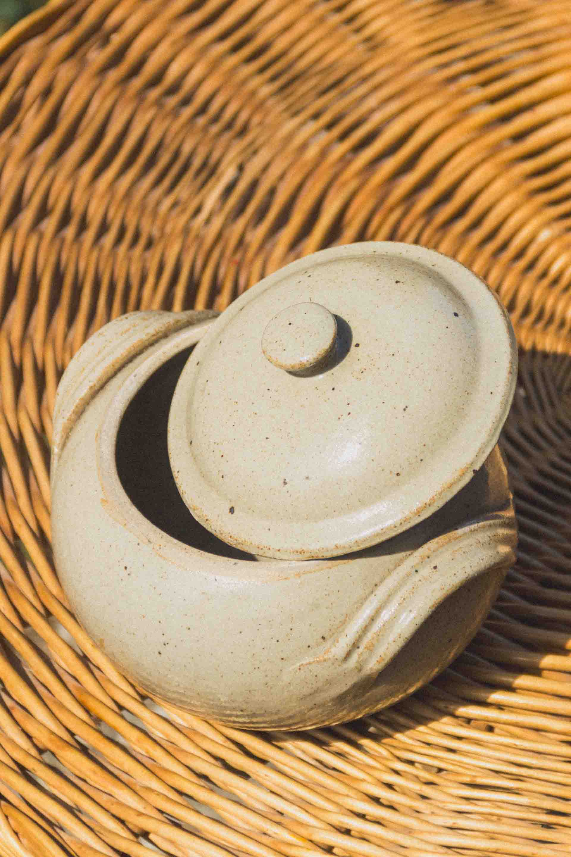 Eloge - Wholesale Jar - Sandstone sugar bowl4