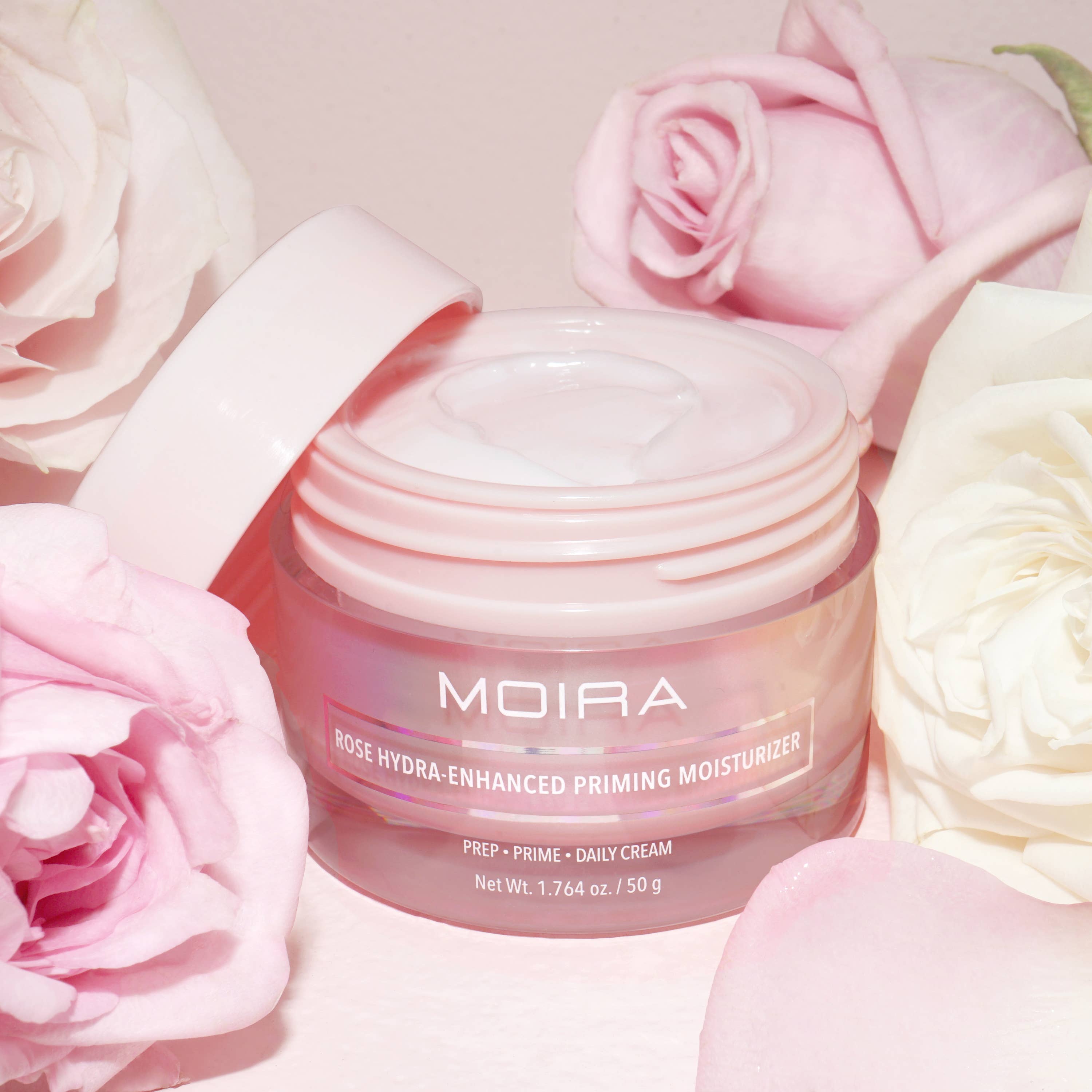 Moira Cosmetics – Engroshandel Fugtighedscreme til ansigtet – Moira Rose Hydra-Forbedrende Primerfugtgiver2
