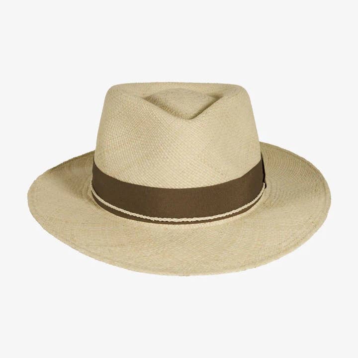Natural Chapéu Fedora Panamá Genuíno - Estilo Quito para venda a revendedores na Faire2