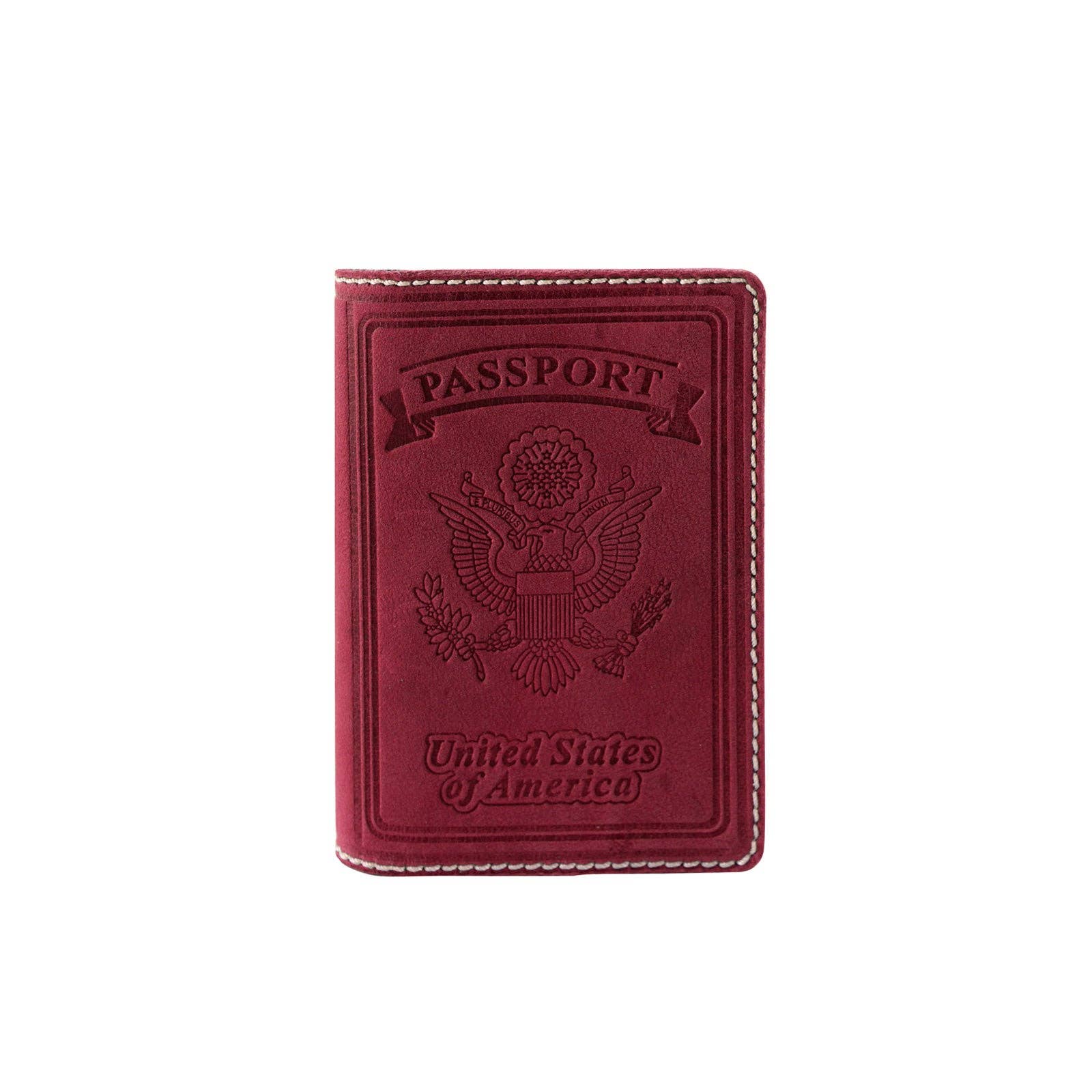Montana West Passport Holder Cover Wallet Genuine Leather Unisex Western Passport Cover Card Case Travel Accessories Men Navy 