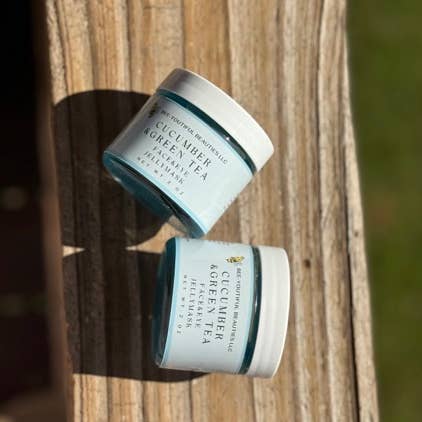 Bee-Youtiful Beauties - Venta al por mayor Mascarilla - MASCARILLA DE GELATINA DE PEPINO Y TÉ VERDE1