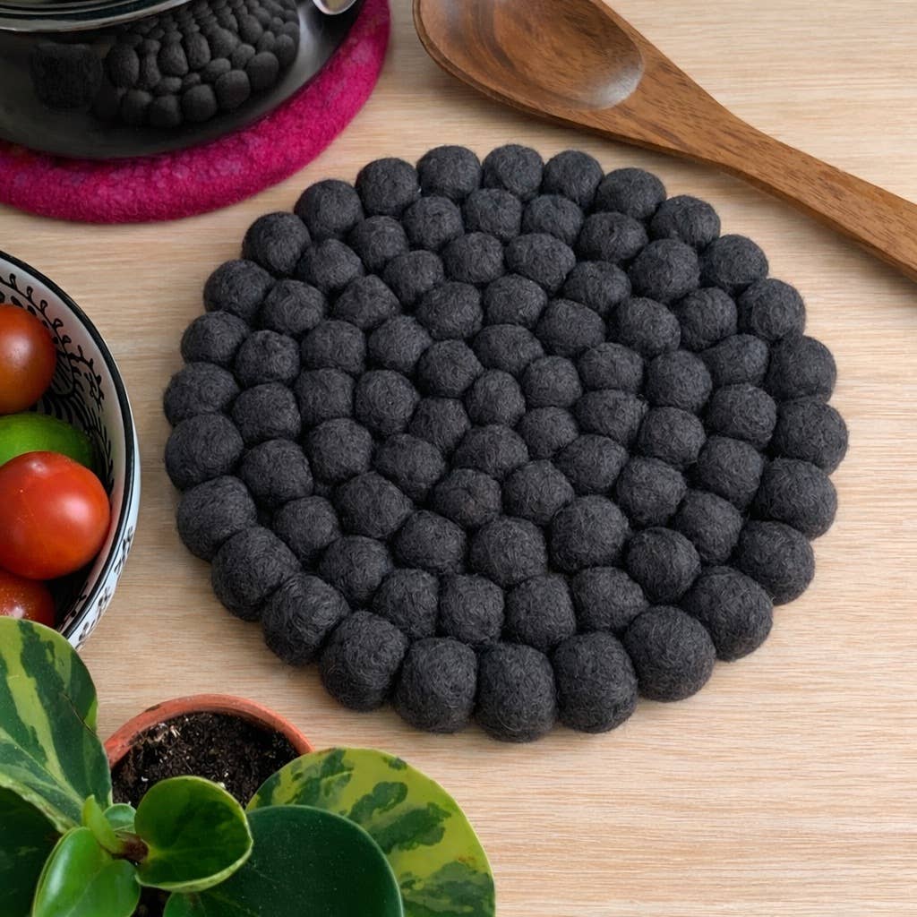 Hamro Village - Wholesale Trivet - Felt Ball Trivet 7