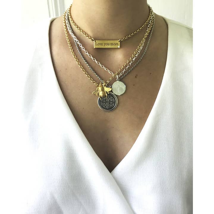 Colby Davis of Boston - Wholesale Individual Charm/Pendant - Colby Davis Pendant: Medium Mother-Daughter Knot - Sterling2