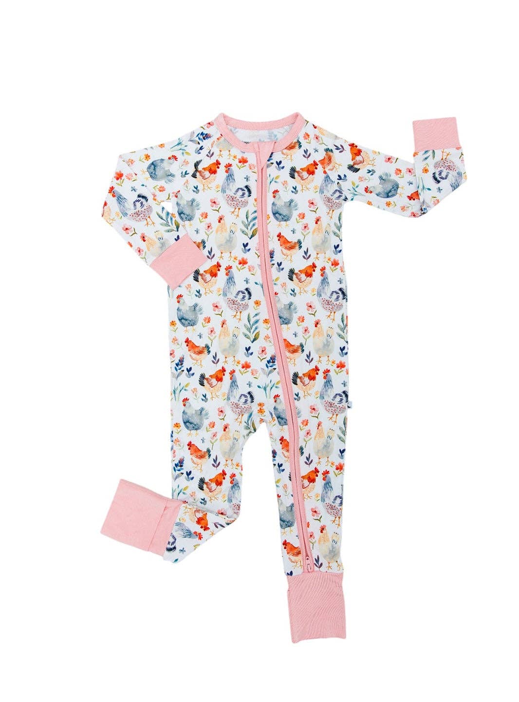 Jensens Jammies - Wholesale Sleepsuit - Baby - Chickadee: Zippy