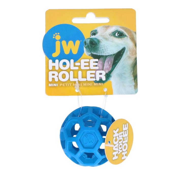 JW HOL-EE Roller Mini 5 cm Blue for wholesale by Hofman Animal Care