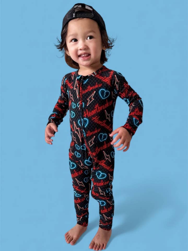 HEARTBREAKER DREAM ROMPER voor wholesale door Dream Big Little Co.