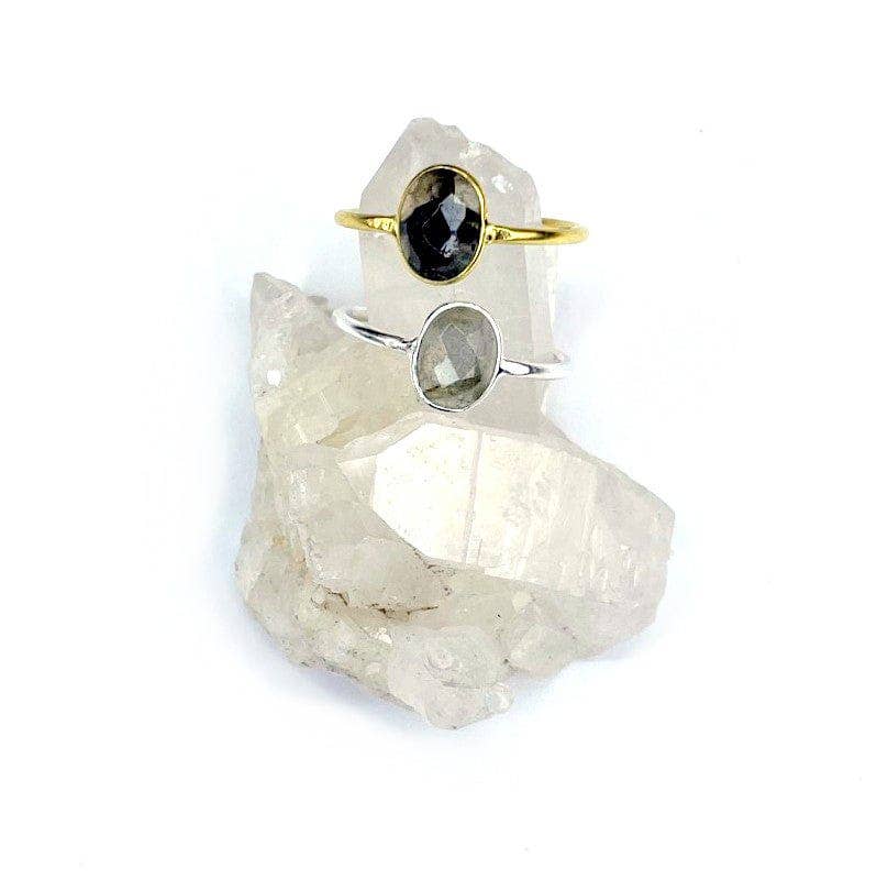 Rock Paradise - Wholesale Single Stone/Solitaire Ring - Crystal Gemstone Rings YOU CHOOSE Stone and Finish2