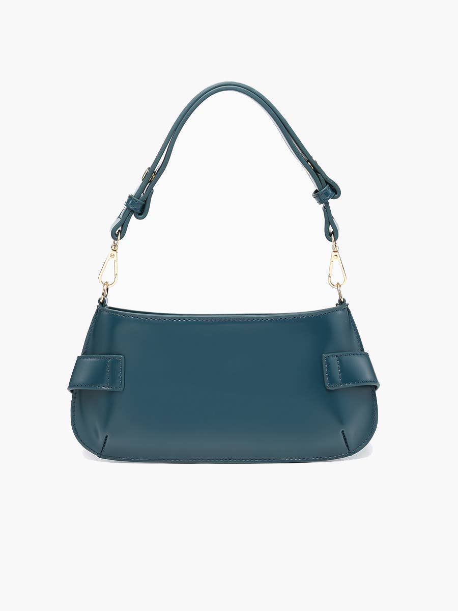 Jen & Co. – Engroshandel Skuldertaske – Kvinder – JN2777 Winnipeg Justerbar Skuldertaske med Spændedetalje5