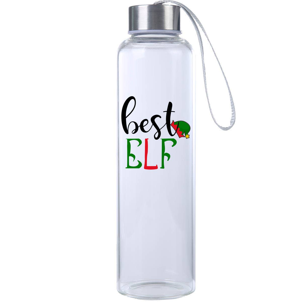 Made2Order - Wholesale Water Bottle - Christmas Holiday Glass Water Bottle11