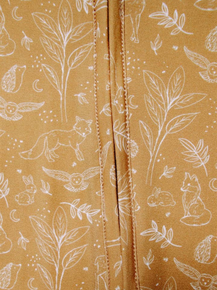 Enchanted Forest Bamboo Zippy Sleeper PJ Romper for wholesale by Chasing Polka Dots