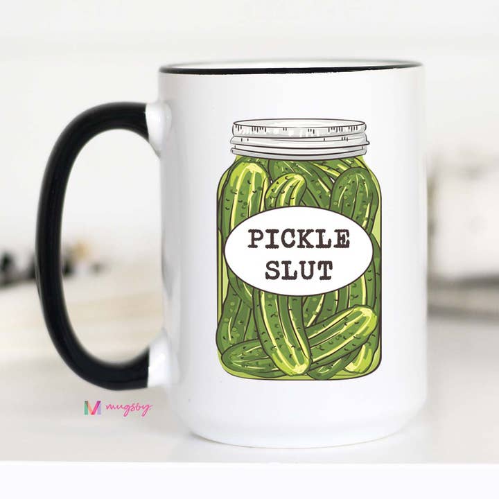 Tasse à café Pickle Slut, Pickle Trend pour la vente par Mugsby
