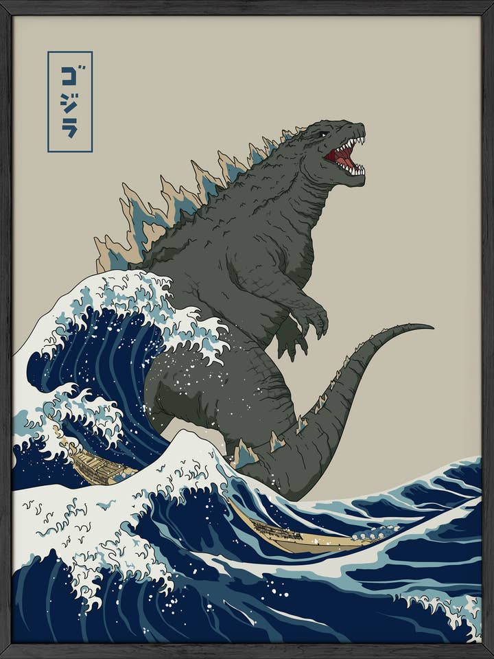Godzilla x Grande Onda per la vendita all'ingrosso da parte di Haus and Hues