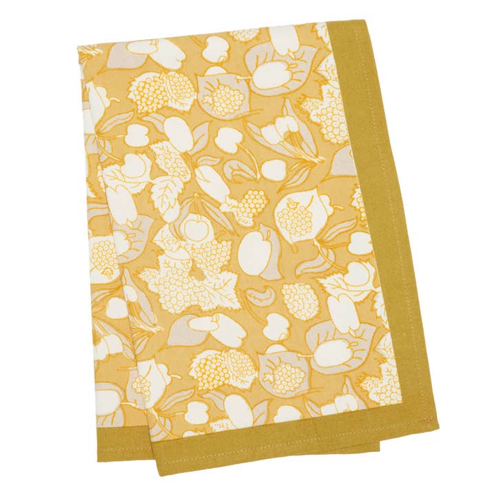 Forest Harvest Grey & Mustard Tea Towels - Set of 3 for wholesale by Caravan Home