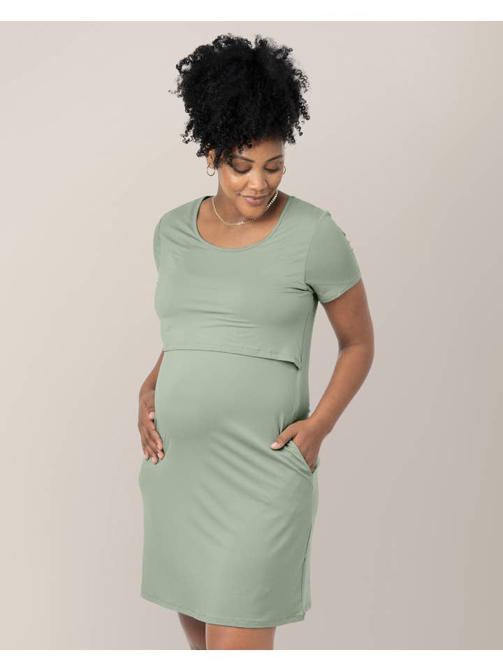 Kindred Bravely - Wholesale Dress - Maternity - Eleanora Bamboo Maternity & Nursing Dress4