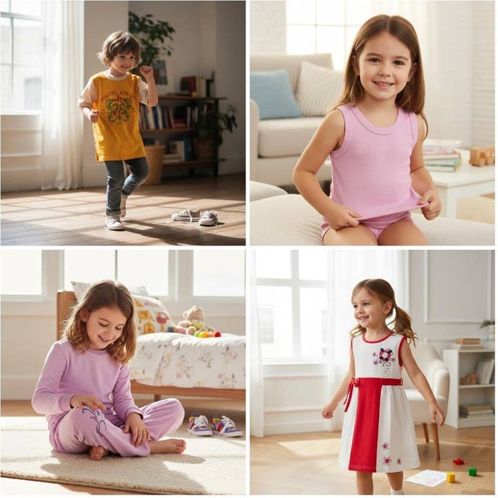 Roupas para bebés e crianças mistas, vários modelos por atacado de Salzmann Restwaren GmbH