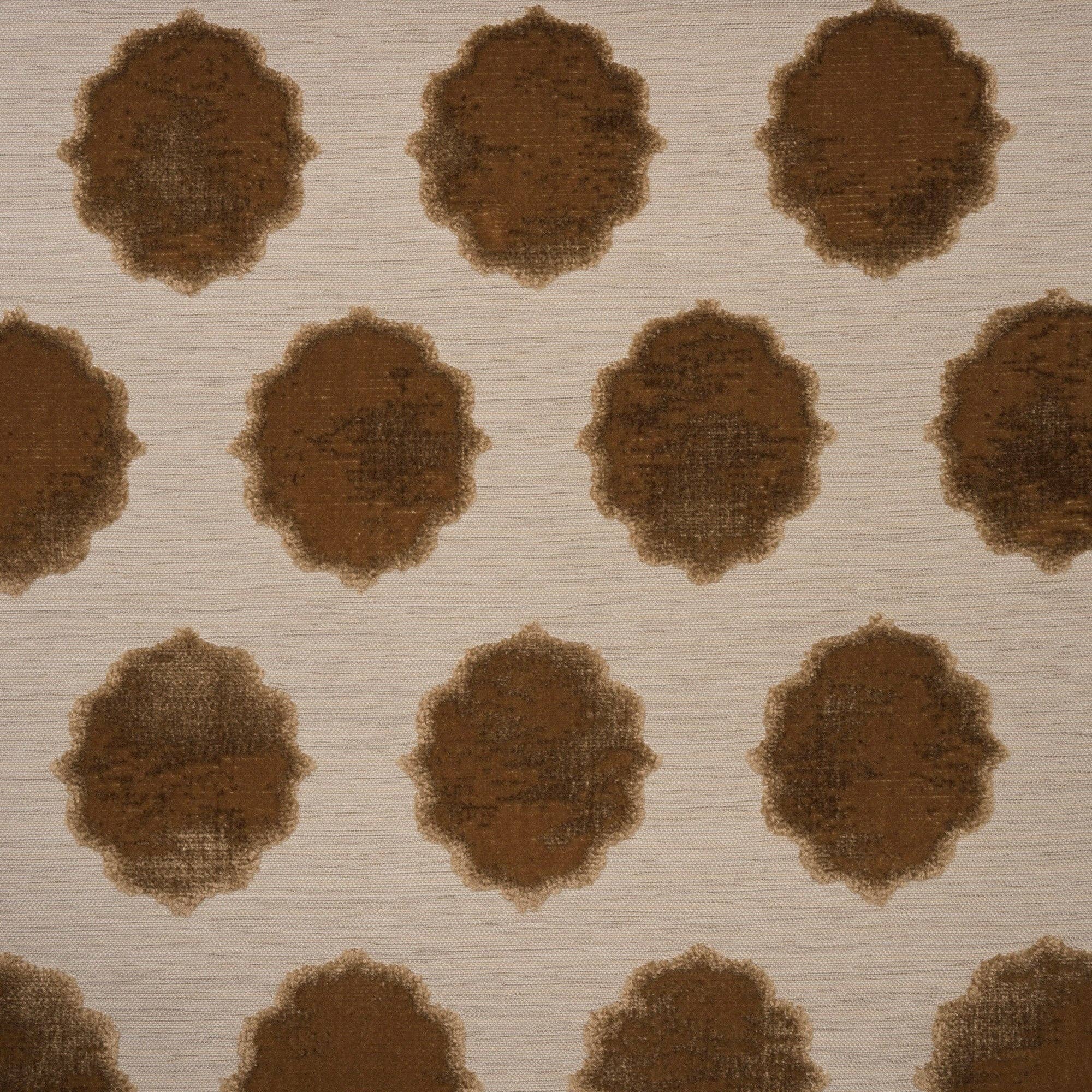 Top Fabric - Wholesale Fabric - CLAIRE - MEDALLION  CUT VELVET UPHOLSTERY FABRIC BY THE YARD5