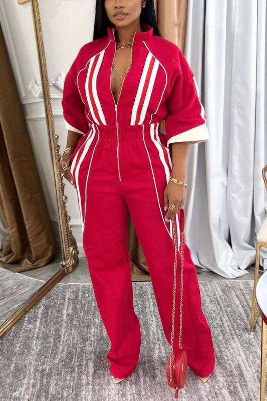 Flarix - Wholesale Jumpsuit - Women's - cargo straight leg jumpsuit3