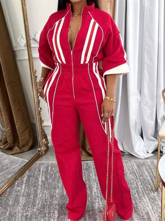 Flarix - Wholesale Jumpsuit - Women's - cargo straight leg jumpsuit3