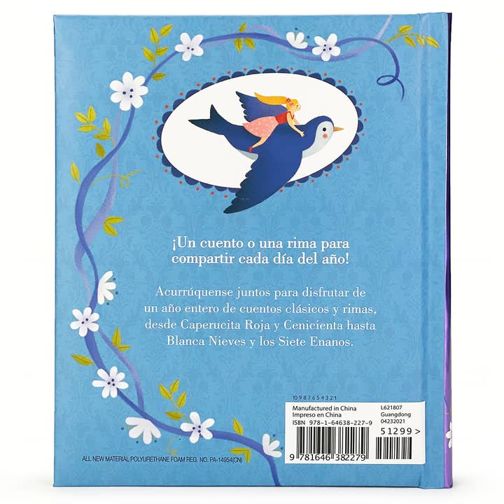 Cottage Door Press - Wholesale Preschool Book (3-5) - 365 Cuentos clasicos (Spanish Edition) Keepsake Book1