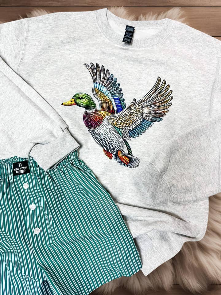 Front Porch Boutique – Camisola gráfica - Mulher por atacado – Camisola de Malha com Pedrarias