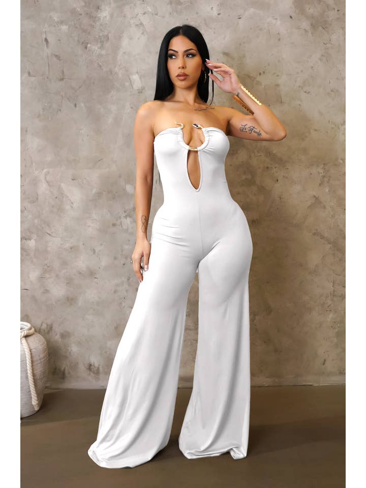 5besties inc - Wholesale Jumpsuit - Women's - STRAPLESS WIDE LEG JUMPSUITS3