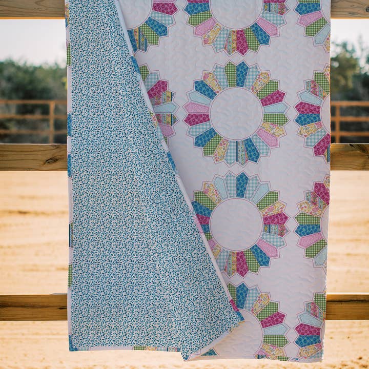 Dresden Patchwork Jewels Quilt for wholesale by Ida Mae Home