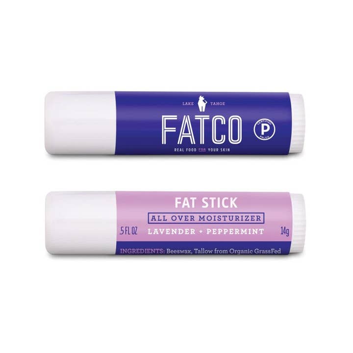 FATCO - Wholesale Lip Balm - Fat Stick Lip Balm, Lavender+Peppermint - 0.5 oz