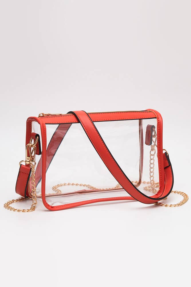 Hana – wholesale Crossbody bag – Women's – Clear Rectangle Stadium Concert Crossbody Bag8