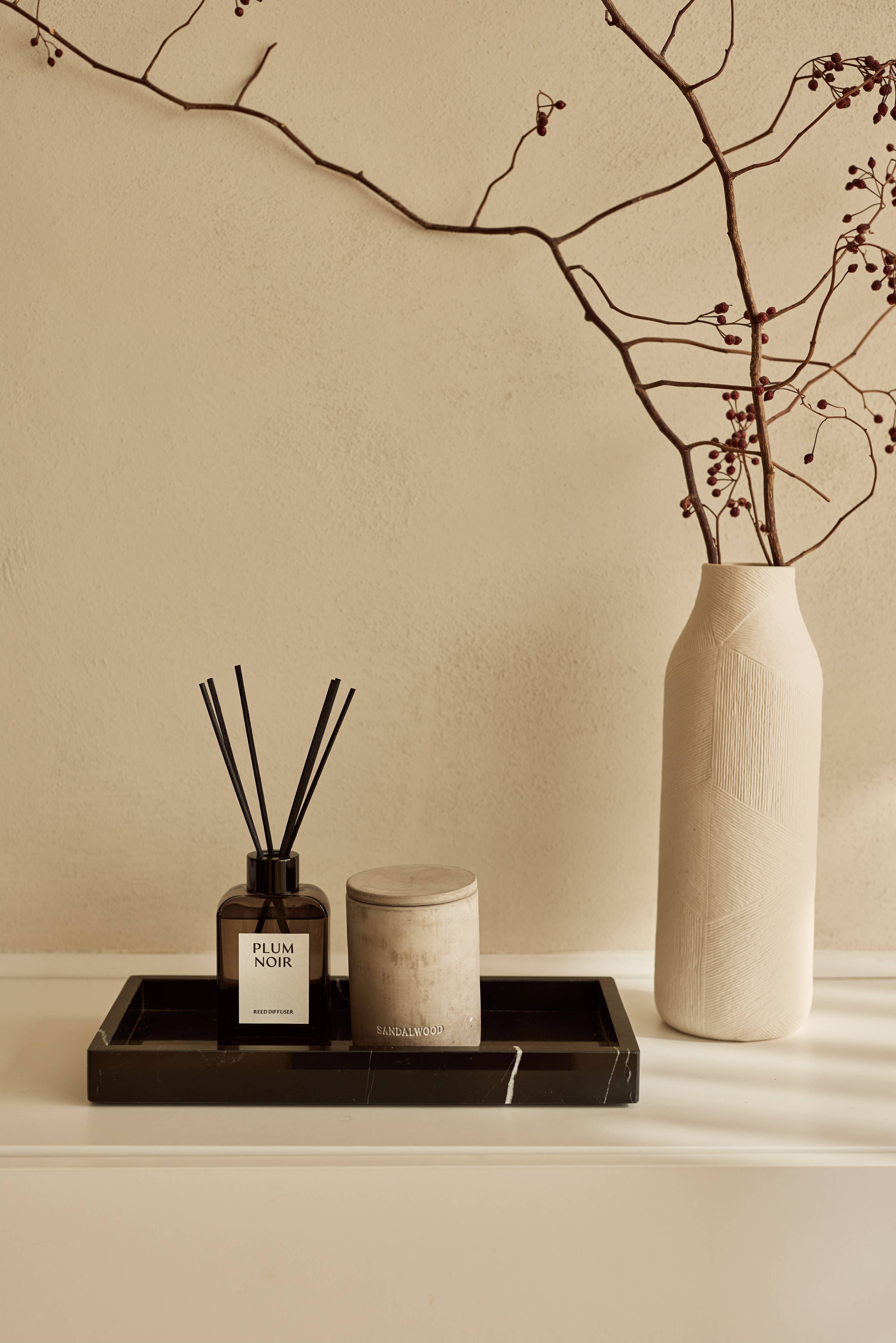 MOOISA B.V. - Wholesale Dienblad - Dienblad marmer zwart 30x15cm1