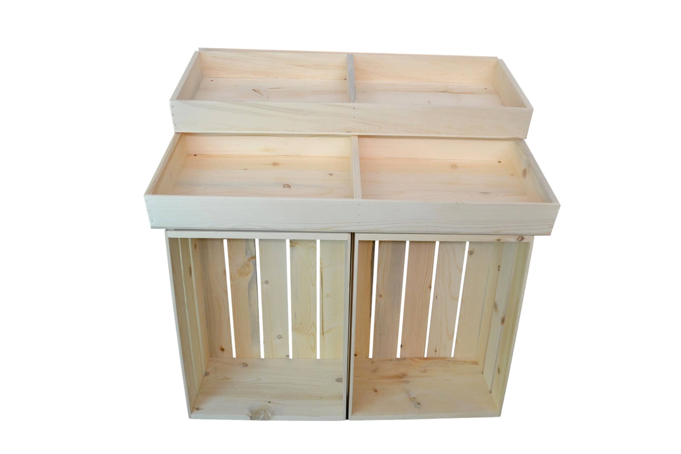 Poole & Sons Inc. - Wholesale Retailer Display Stand/Case - Wooden Double Sided Store Display1