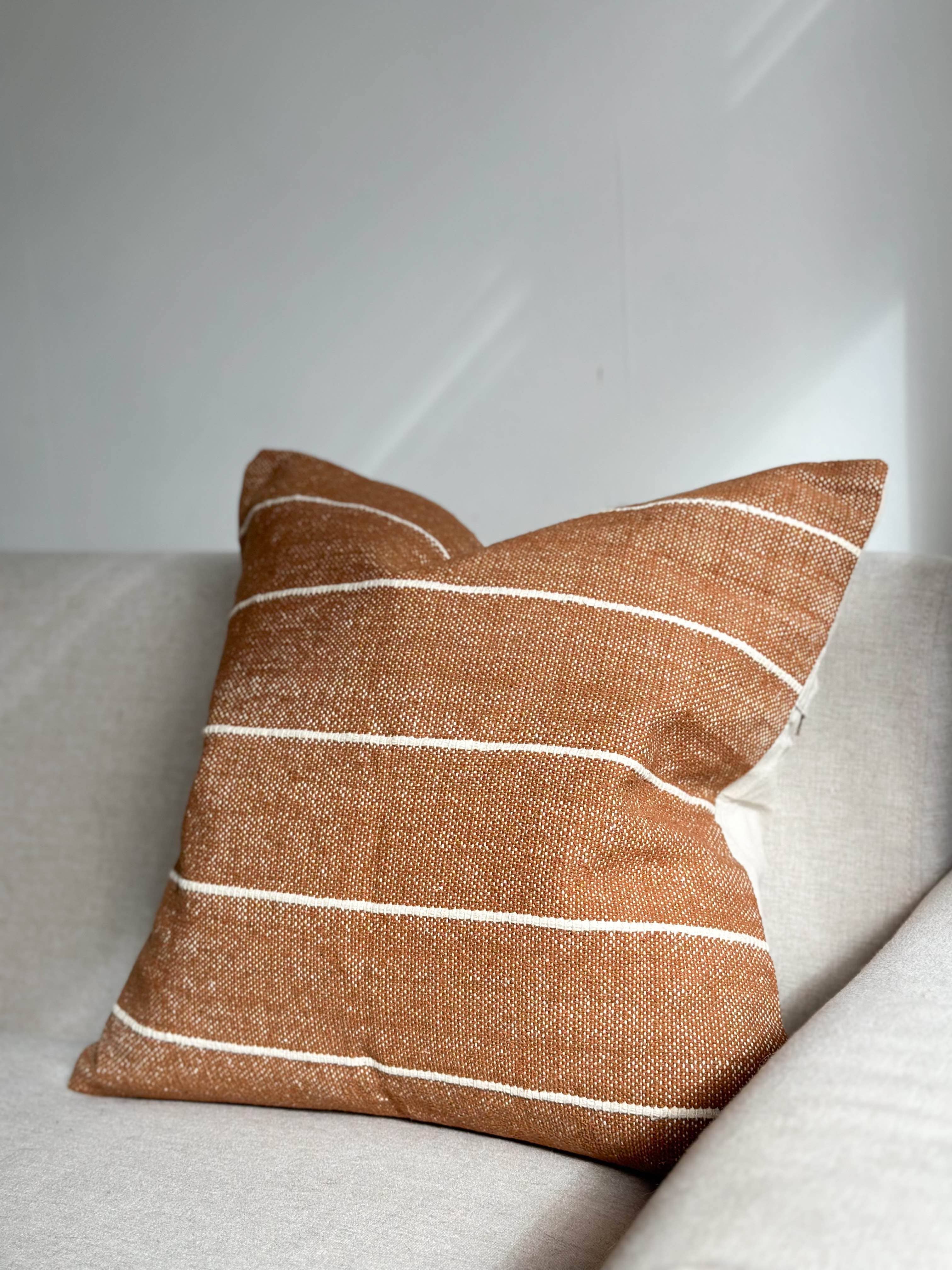 Ellenvale Trade - Wholesale Throw Pillow Cover - India Luxe Cotton Cushion Cover 2 Sizes – Rust2