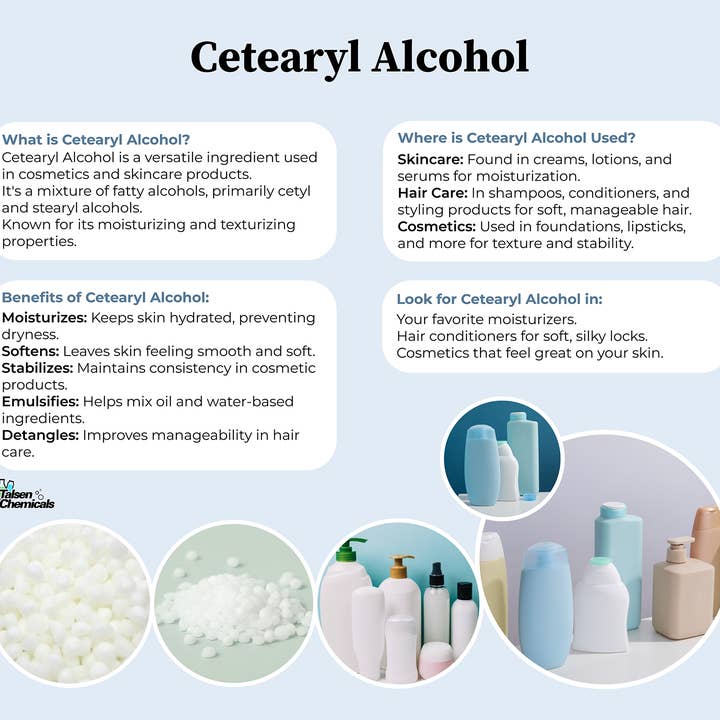 Talsen Chem - Wholesale Bath/body oil - Cetearyl Alcohol1